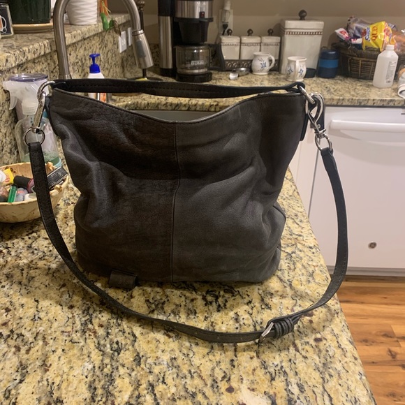 Good condition Leather She+Lo Hobo Handbag 12.5X15 - Picture 2 of 8